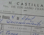 La factura de una cena